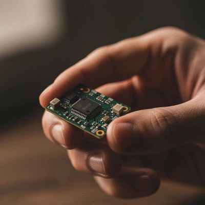 Close-up of hands wearing protective gloves, using a multimeter to test an electrical outlet, emphasizing safety